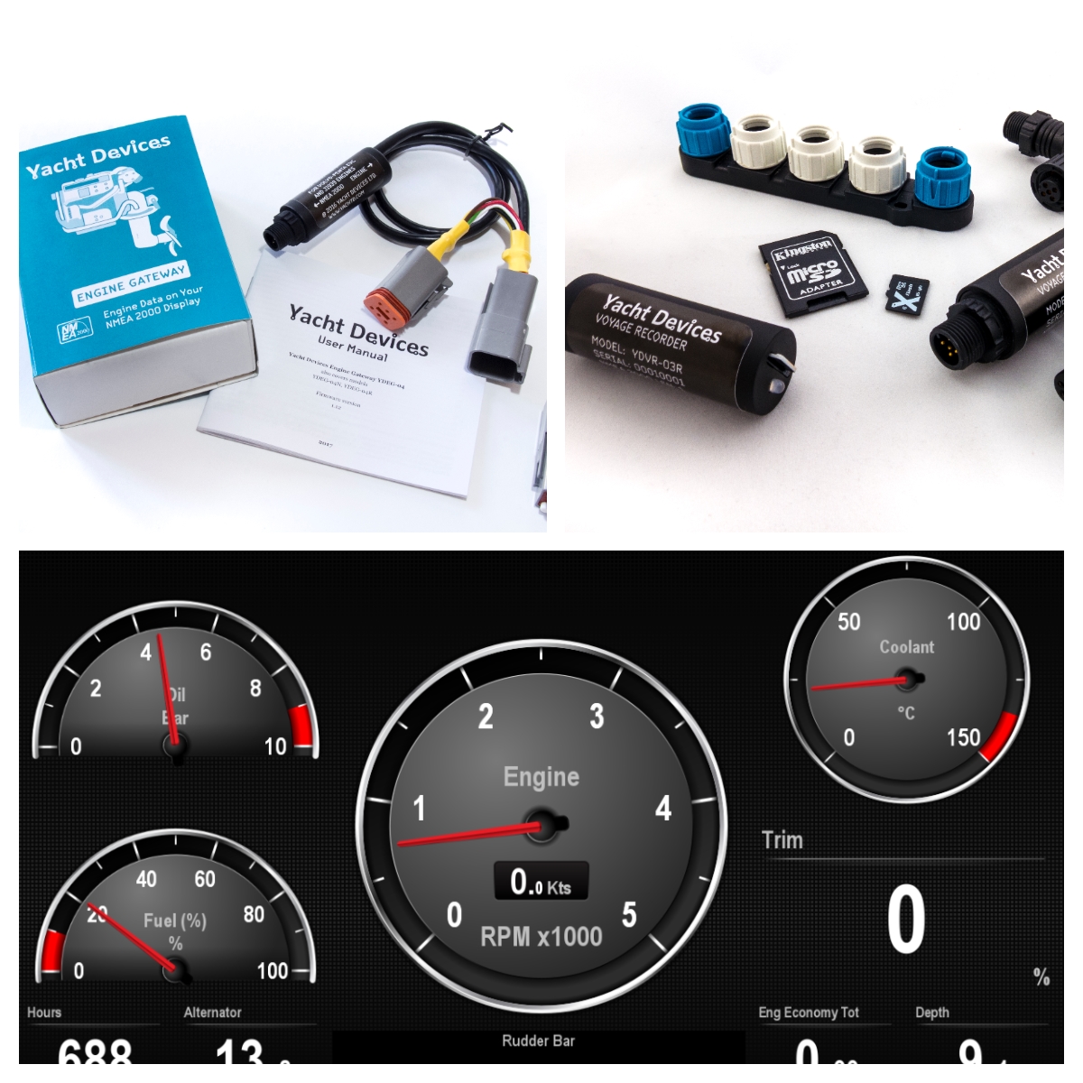 <br>Yacht device NMEA 2000